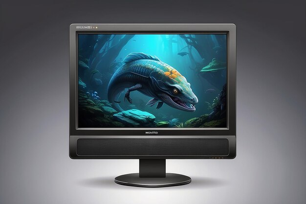 Foto el icono del monitor