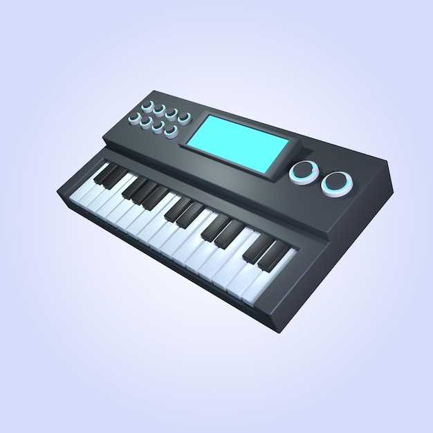 Icono de musica 3d