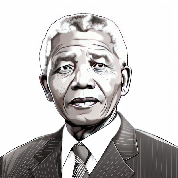 Icono de Nelson Mandela