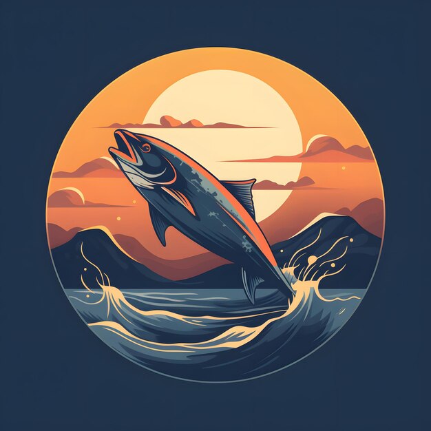 Foto icono o logotipo de pescado