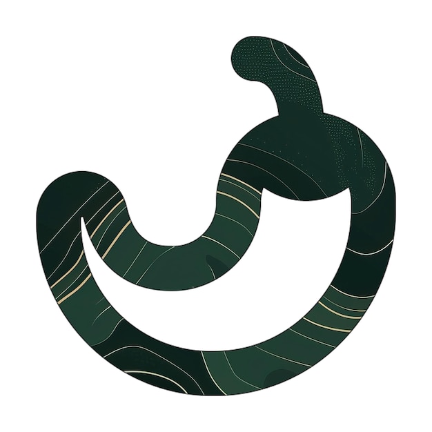 Foto icono de pimienta textura de oro de mármol verde