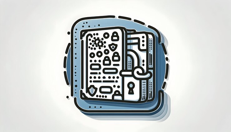 Foto icono plano 3d como icono confidencial con espacio de copia en fondo blanco concepto como una ilustración vectorial
