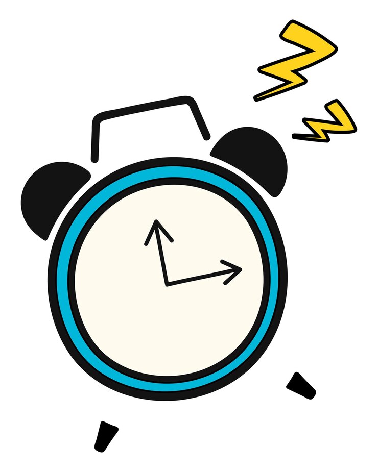 Foto el icono png del despertador es un fondo transparente
