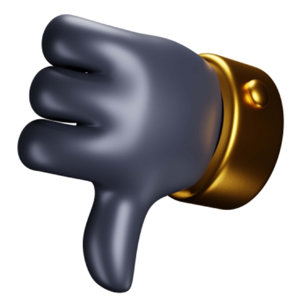 Icono de pulgar 3D JPG