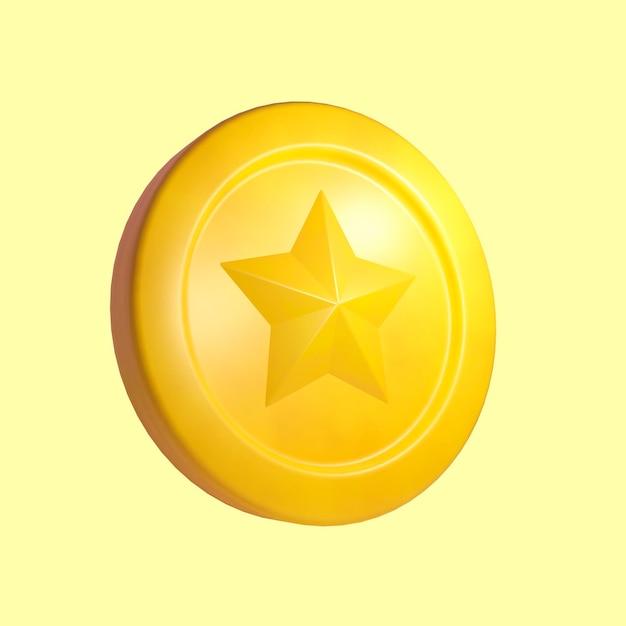 El icono de la recompensa del juego de monedas estelares 4096x4096