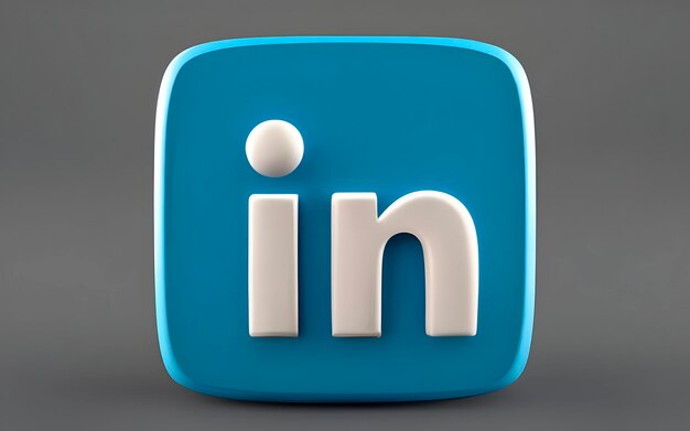 Foto el icono de las redes sociales de linkedin