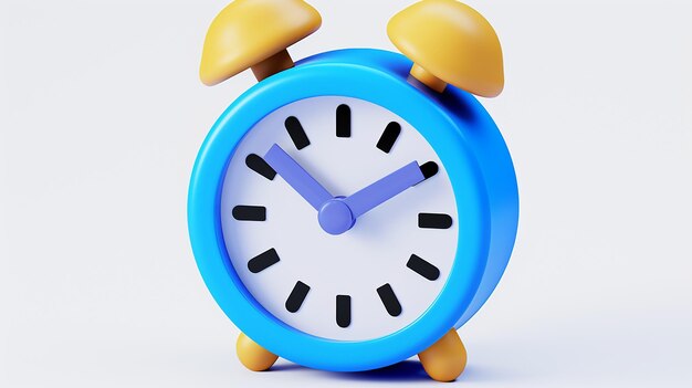 El icono del reloj 3D