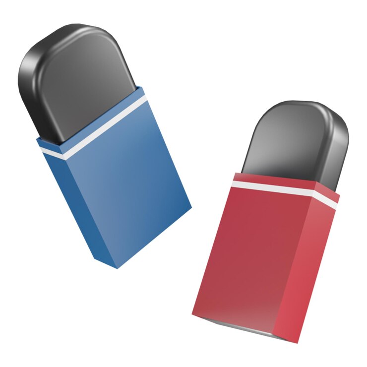 icono de render 3d de dos borradores