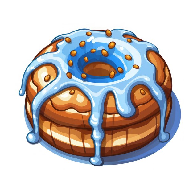 Foto el icono de sufganiyot para hanukkah