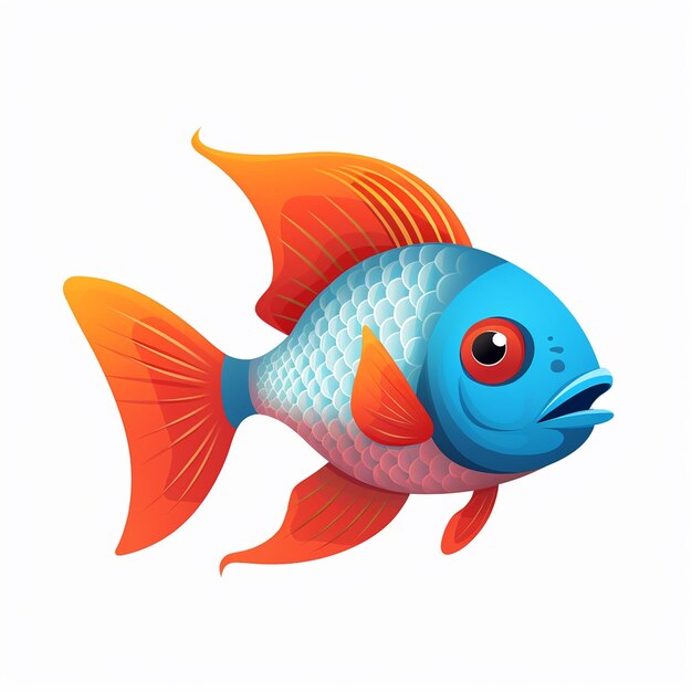 Foto el icono de tétra de neón rosa es el vector trevally gigante, el nano pez rojo, el agua marrón en el tanque de peces, el vector dory.