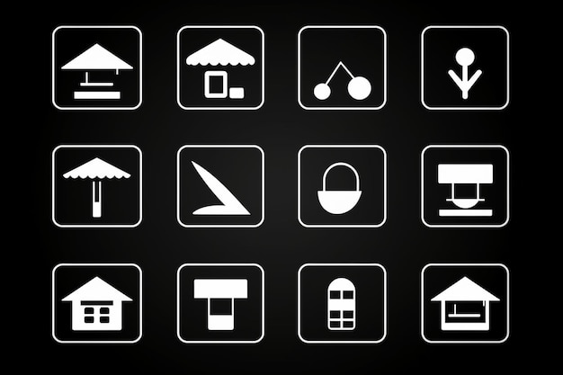 El icono de la tienda es un vector simple moderno