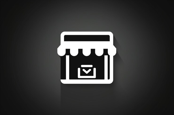 Foto el icono de la tienda es un vector simple moderno