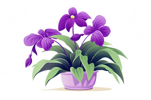 Foto el icono de tradescantia en fondo blanco ar 32 v 52 id de trabajo b5fca6245f5f4036ac39af372df2d76c