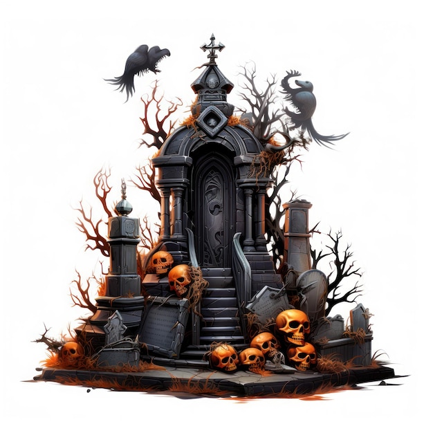 El icono de la tumba de Halloween