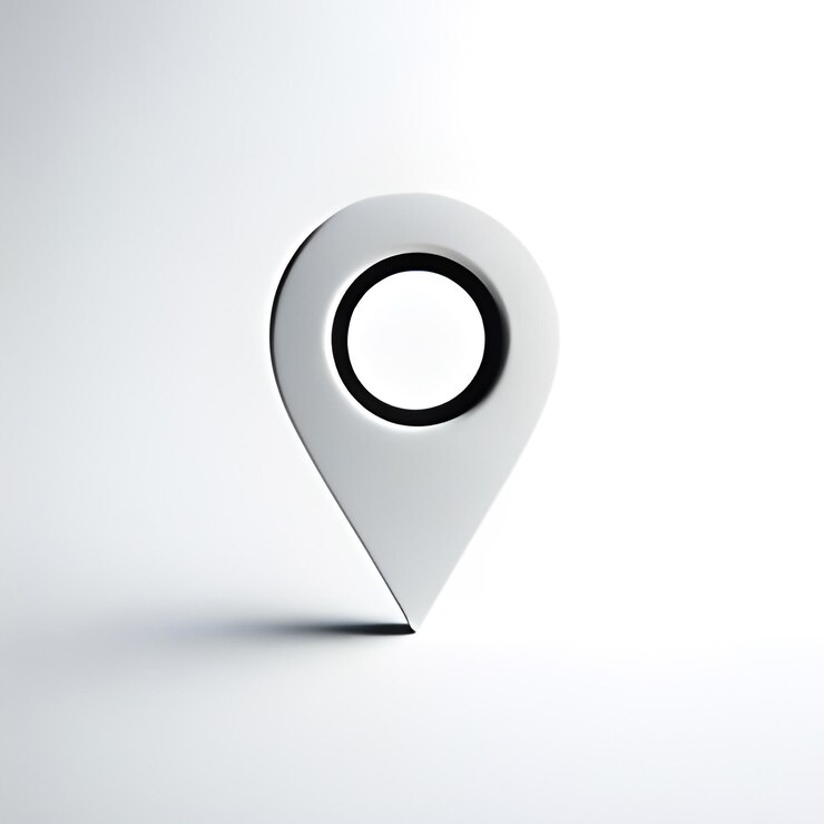 Ícono de ubicación Conjunto de íconos de pinpoint ubicación pin ubicación pin icono vectorial renderización 3D