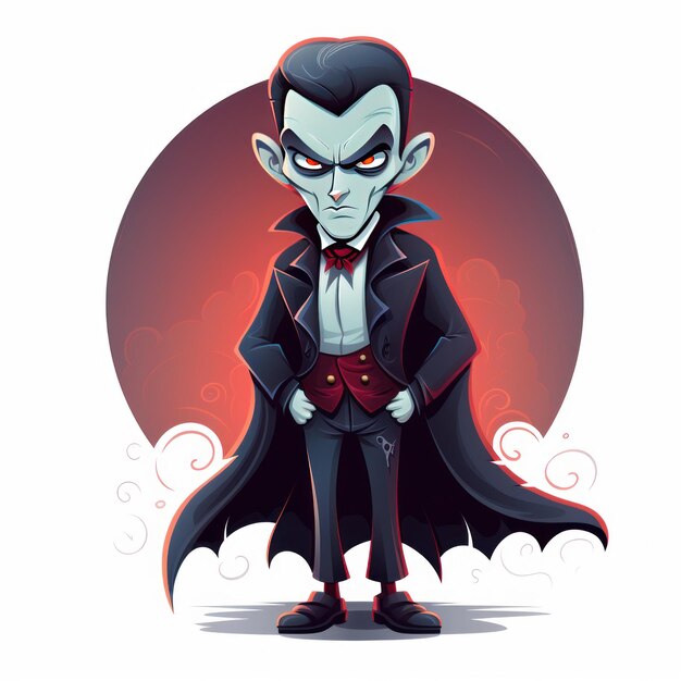 El icono del vampiro para Halloween