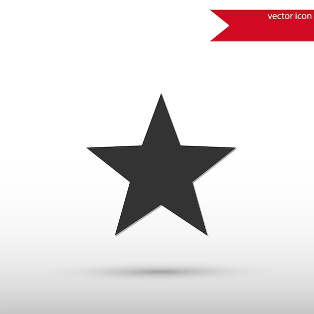 Icono de vector estrella