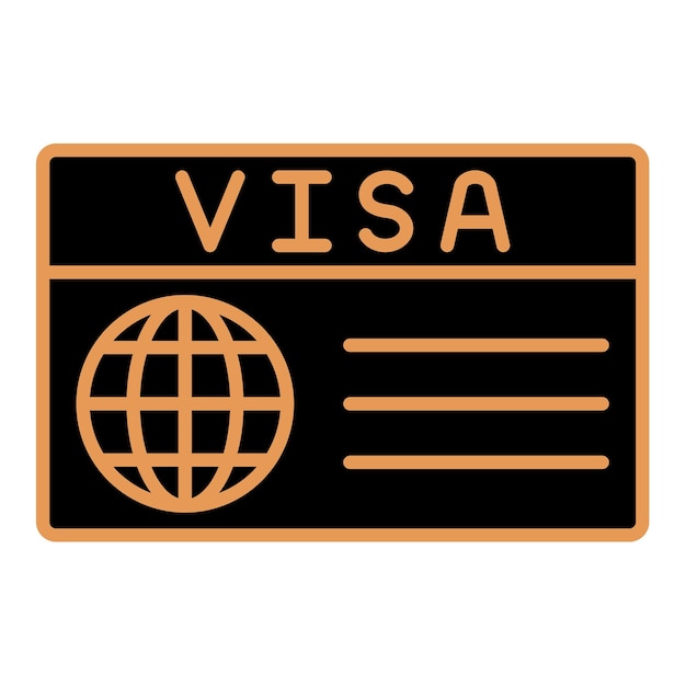 Foto el ícono de visa