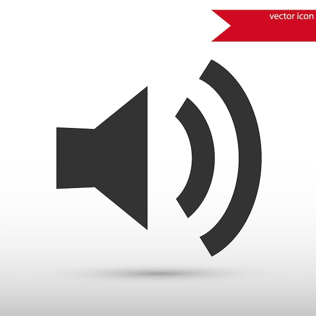 Icono del volumen del altavoz