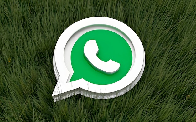 el icono de whatsapp 3d