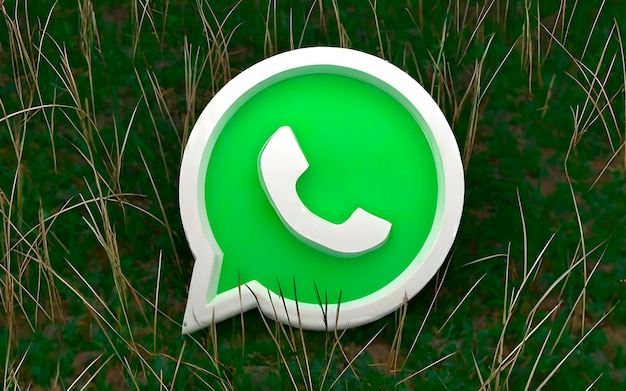 el icono de whatsapp 3d