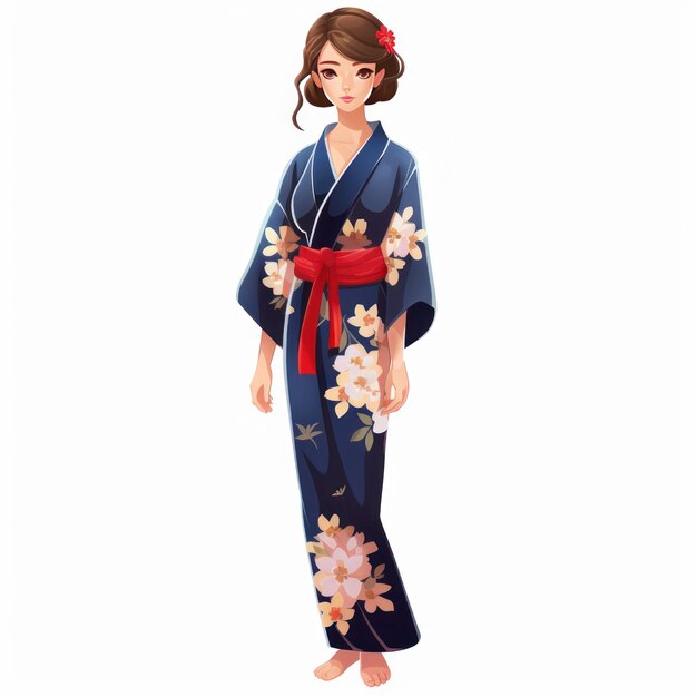 Foto el icono de yukata