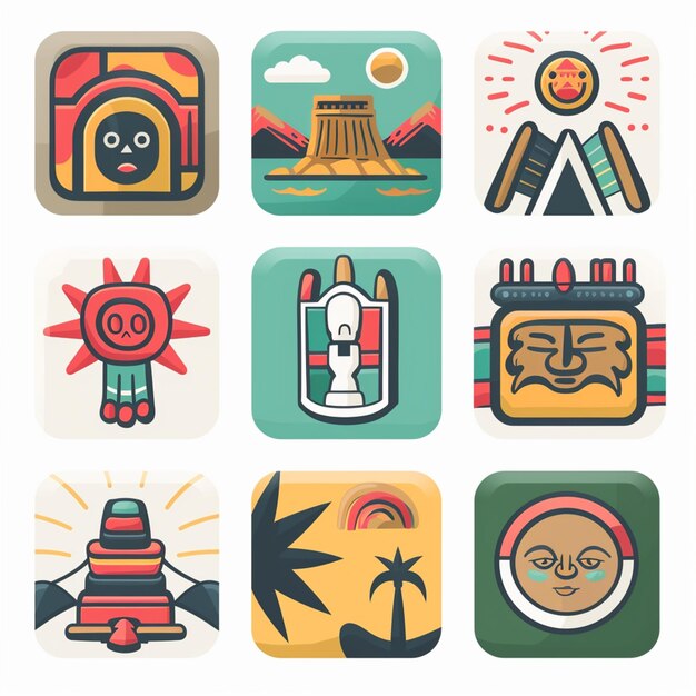 Iconografía móvil universal elevando los diseños de aplicaciones en todas las plataformas