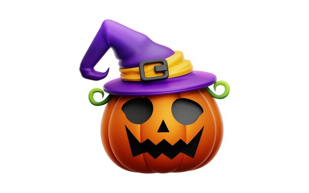 Iconos 3D de Halloween de alta calidad de 2024