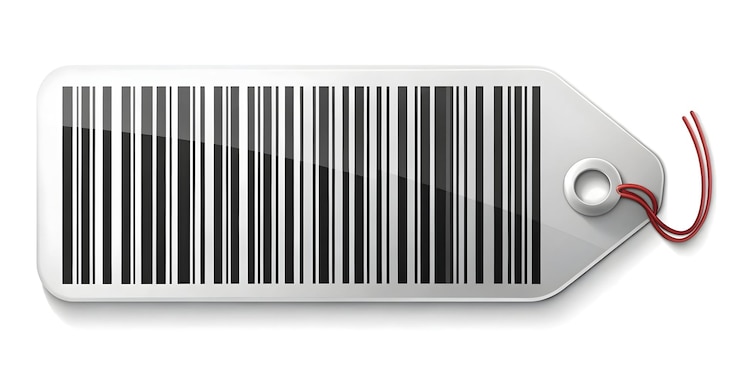 Foto íconos aislados de códigos de barras y etiquetas de precios ilustración vectorial para promociones minoristas