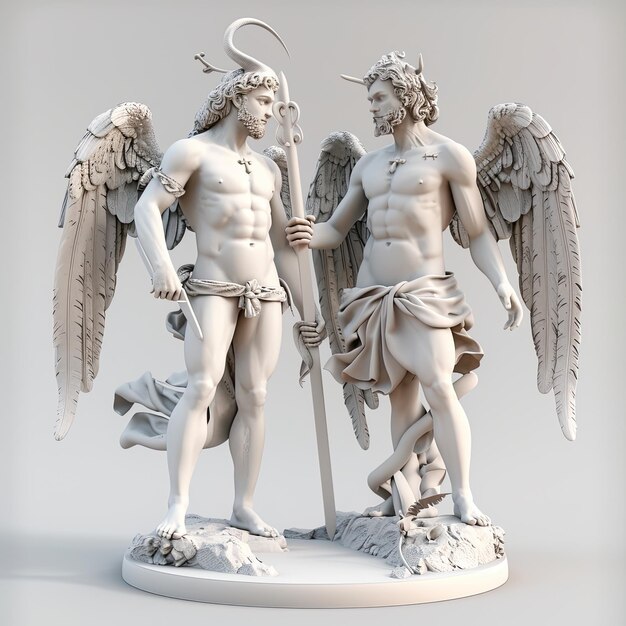 Los íconos de las alas de ángel en 3D