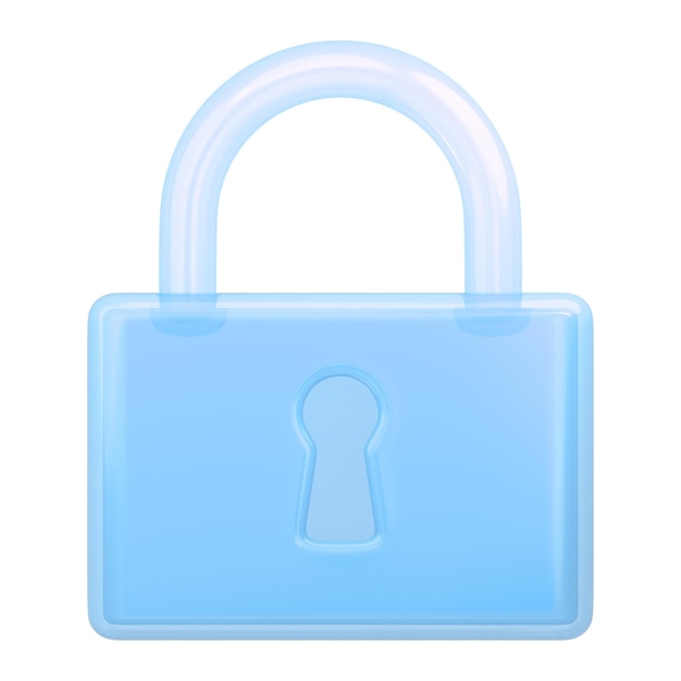 Iconos de bloqueo pegatina png fondo transparente