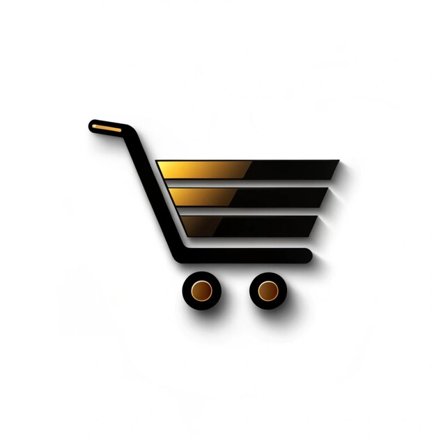 Iconos creativos de carros de compras con diseños coloridos Iconos de carrito de compras en varios estilos artísticos