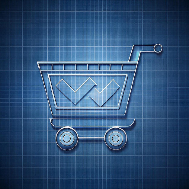 Iconos creativos de carros de compras con diseños coloridos Iconos de carrito de compras en varios estilos artísticos