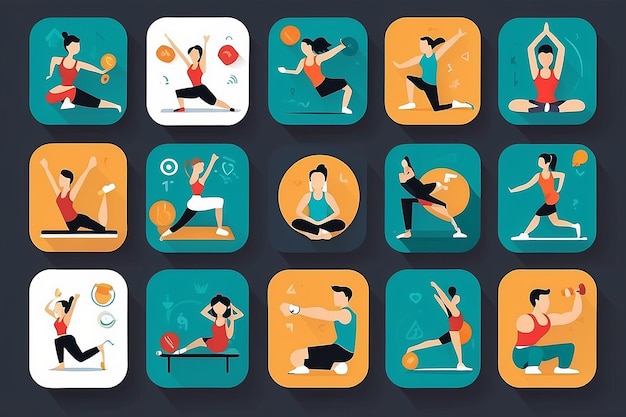 Iconos de entrenamiento