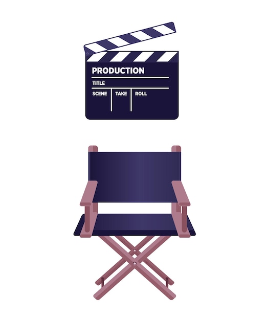 Iconos de escenografía cinematografía cine y película ilustración vectorial ilustración de stock