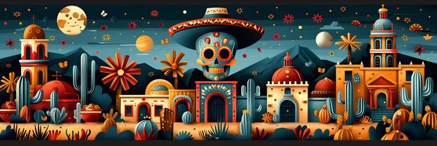 Iconos de los festivales de la comida mexicana