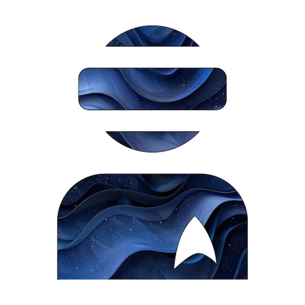 íconos de fotos visor de usuario diseño de estilo de fondo de gradiente azul