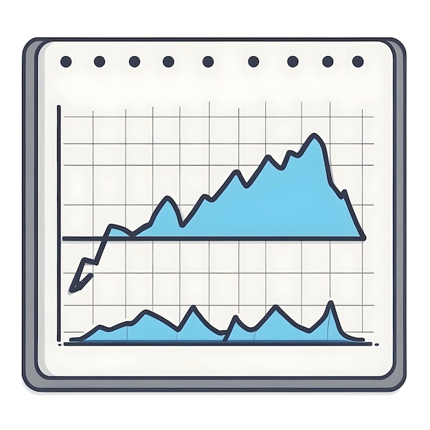 Iconos de gráficos de barras Gráfico de negocios Visualización de datos Diagrama de gráficos Gráficos estadísticos