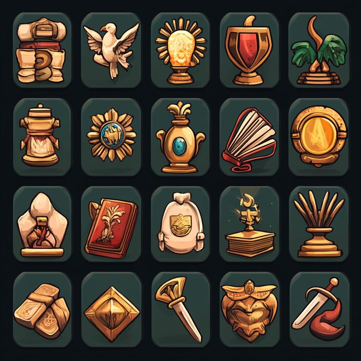Foto iconos simbólicos para eventos de conmemoración y recuerdo