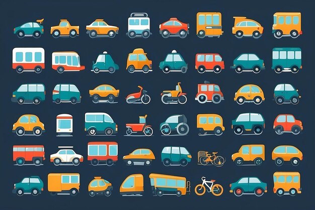 Iconos de transporte