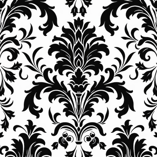 Iconos vectoriales de damasco negro y blanco sobre fondo blanco