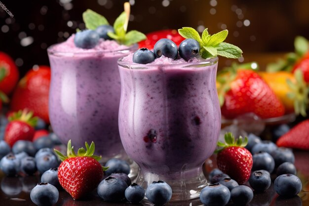 Icy Blueberry es una bebida refrescante y energizante