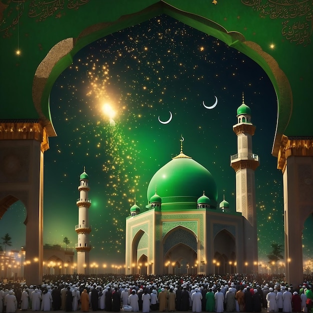 Id milad un nabi saludando a una generación