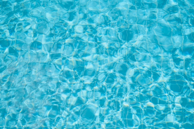 Idea de fondo de agua de piscina de superficie de piscina azul para vacaciones de fondo o pantalla y vacaciones