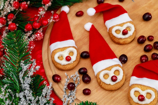 Idea para hacer galletas de mantequilla de Navidad