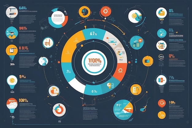 Idea de infografía de revolución de clasificación para el marketing digital SEO