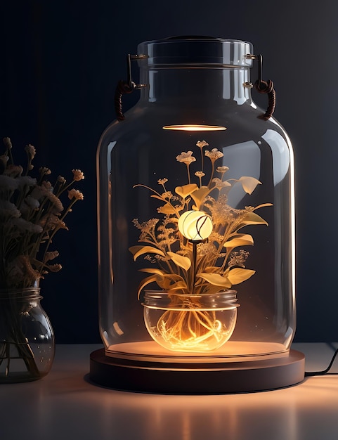 Ideas de diseño de lámparas para el frasco del hogar