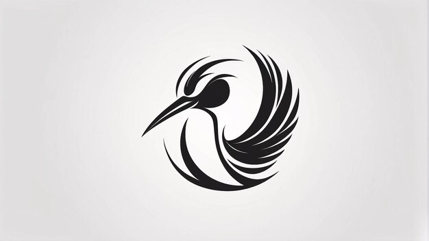 Foto ideas de diseño de logotipos de ilustraciones de pájaros minimalistas, elegantes y simples