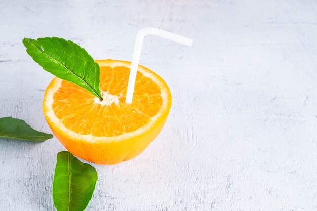 Ideas frescas de jugo de naranja