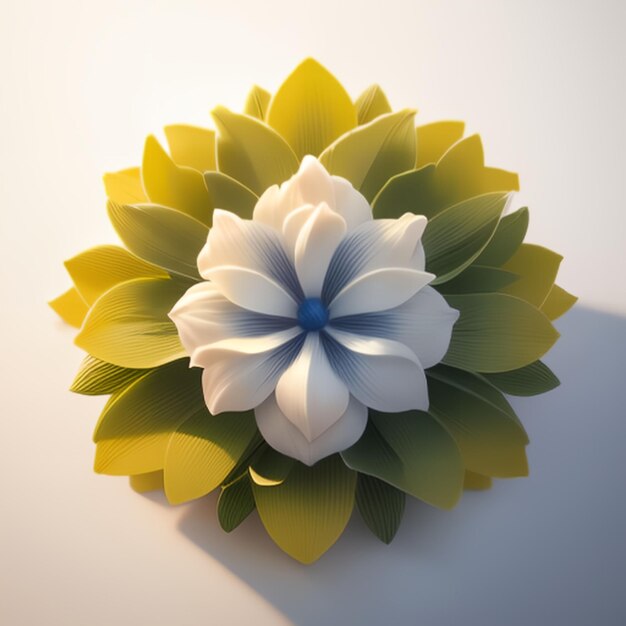 Ideen für Blumenmodelle für Spiele oder Drucke
